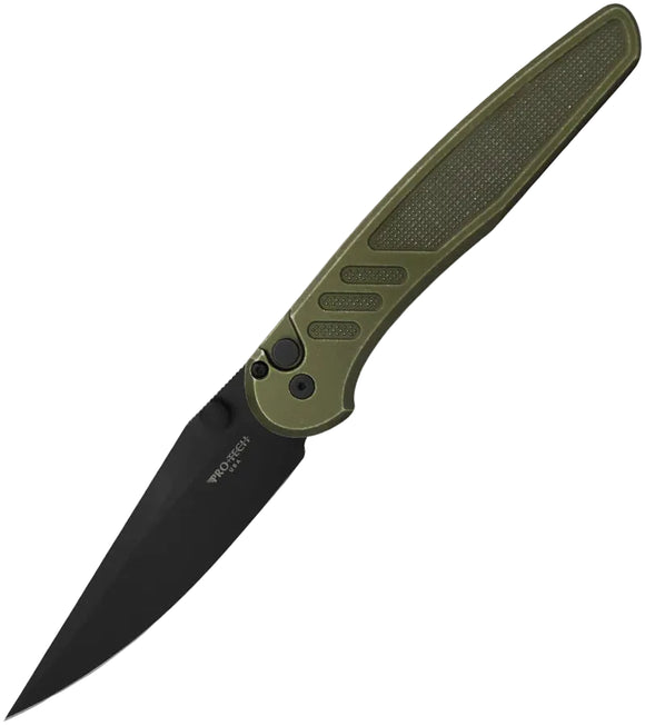 Pro-Tech  Avalon - Green BW Knurled Aluminum - DLC MagnaCut - PV1103-BW-GREEN