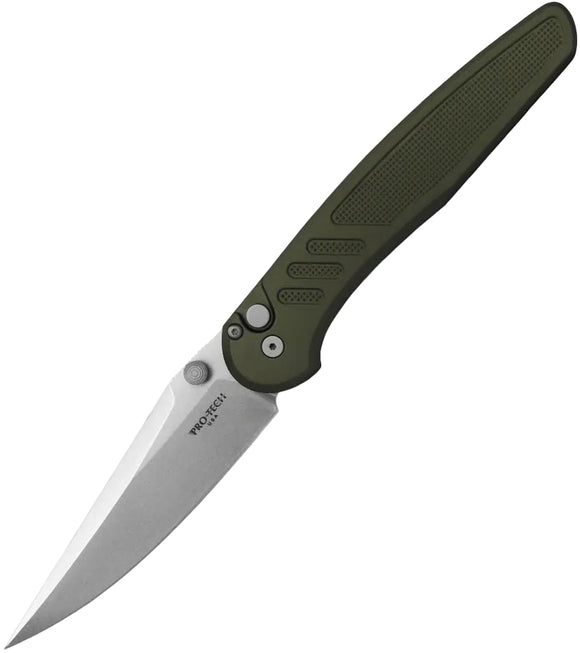 Pro-Tech Avalon - Knurled Green Handle - MagnaCut Blade - PN1101-GREEN