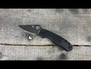 Spyderco Para 3 Lightweight - Serrated Black Blade - Black FRN - C223SBBK-2