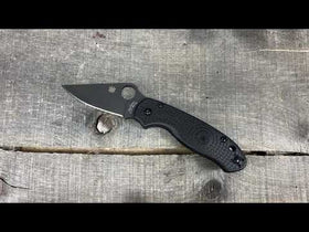 Spyderco Para 3 Lightweight - Black Blade - Black FRN - C223PBBK - 0