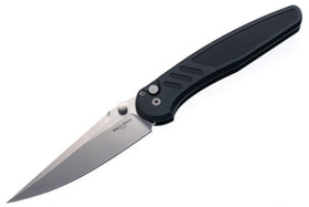 Pro-Tech Avalon - Knurled Black Aluminum Handle - Stonewashed MagnaCut Blade - PN1101 - SNK/WTO - Home Office