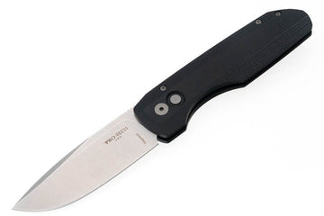Pro-Tech Vero Synapse - Black Canvas & Black Aluminum Handle - Stonewashed MagnaCut Blade - VERO1211-BLKMIC