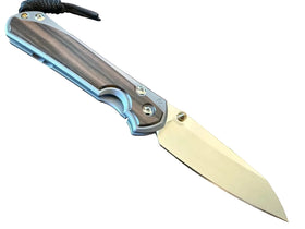 Chris Reeve Knives Large Sebenza 31 - Left Handed - Macassar Ebony Inlay - Insingo - L31-1129 - SNK/WTO - Home Office