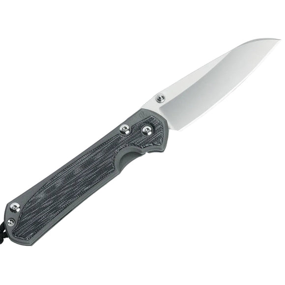 Chris Reeve Knives Small Sebenza 31 - Left Handed - Black Canvas Micarta Inlay - Insingo - S31-1221