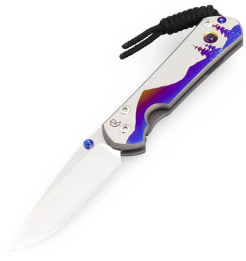 Chris Reeve Knives Small Sebenza 31 - Unique Graphic "Night Sky" - Drop Point - S31-1408