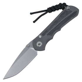 Chris Reeve Knives Small Inkosi - Drop Point - Black Canvas Micarta Inlay - SIN-1012