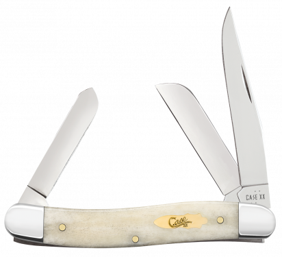 Case XX™ Medium Stockman - Smooth Natural Bone - Tru-Sharp Stainless Steel - 11021
