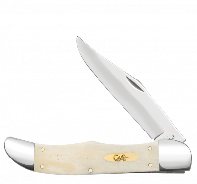 Case XX™ Folding Hunter - Smooth Natural Bone - Tru-Sharp Stainless - 11024