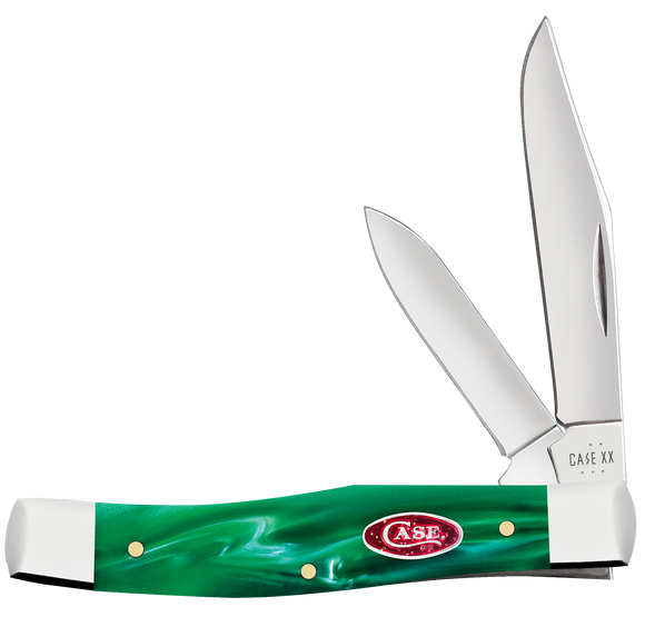 Case XX Medium Texas Jack - Smooth Green Pearl Kirinite Handle - 24413