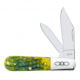 Case XX Barlow - Green Apple Peach Seed Jig Handle - Tru-Sharp Steel - 27865