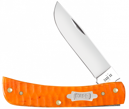 Case Sod Buster Jr. - Persimmon Orange Gator Jig Bone - Carbon Steel Blade - 38074 - SNK/WTO - Home Office