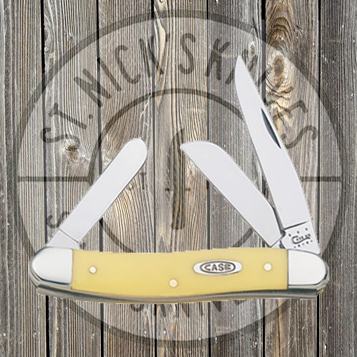 Case - Stockman Pocket Knife - Yellow - 00035