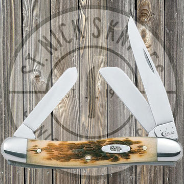 Case - Amber Bone - Large Stockman - 00128