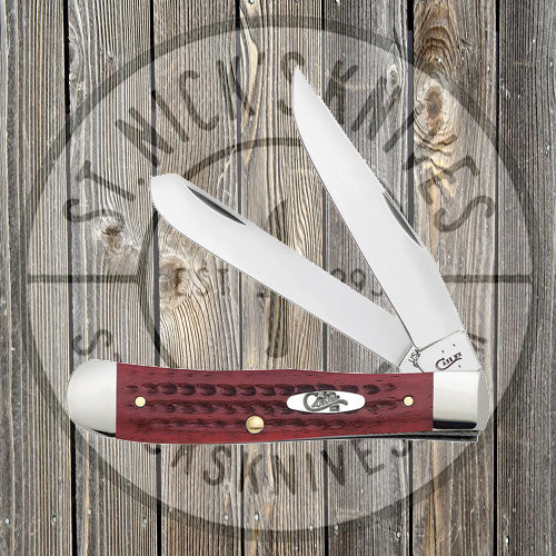 Case - Pocket Worn - Old Red Bone - Mini Trapper - 00784