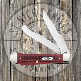Case - Pocket Worn - Old Red Bone - Mini Trapper - 00784