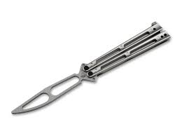 Boker Plus Papillon Trainer Butterfly Knife - Stainless Steel - 01BO352