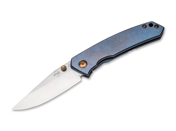Boker Plus Canoe - Titanium Handle - CPM-S35VN - Frame Lock - 01BO494