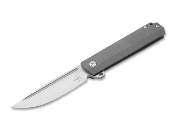 Boker Plus - Catalyst Frame Lock Knife - Titanium - Grey - 01BO640