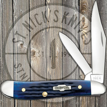 Case Peanut - Navy Blue Bone - Rogers Corn Cob Jig - 02802