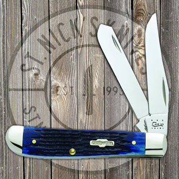 Case Mini Trapper -  Blue Jigged Bone - 02838