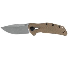 Zero Tolerance 0308 - KVT Bearings - Coyote Tan G10 - CPM-20CV