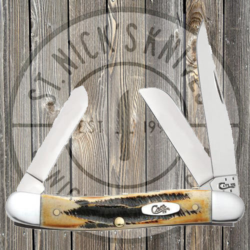 Case - 6.5 Bone Stag - Medium Stockman - 03578