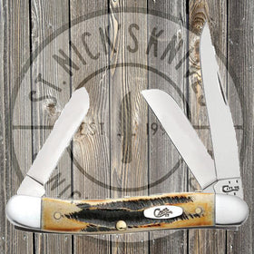 Case - 6.5 Bone Stag - Medium Stockman - 03578