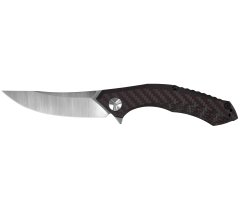 Zero Tolerance 0462 - CPM-20CV - Red Carbon Fiber & Titanium Handle