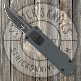 Boker Plus USB OTF - Grey Aluminum Handle - D2 Steel - Automatic - 06EX276S01