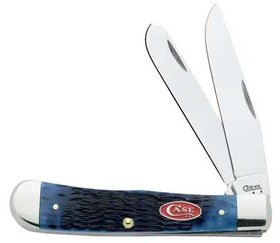 Case Trapper - Navy Blue Jigged Bone - 07051