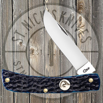 Case - Sod Buster Jr - Ducks Unlimited - Standard Jig - Blue Bone - w/ Wood Box - 07542