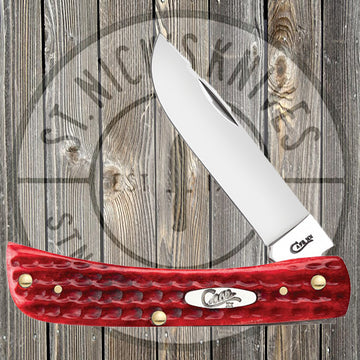 Case - Sod Buster Jr - Pocket Worn - Corn Cob Jig - Old Red Bone - 10304