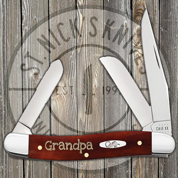 Case Medium Stockman - Smooth Chestnut Bone - Grandpa - 10431