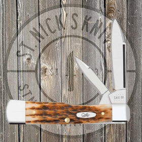 Case Gunstock - Amber Bone Peach Seed Jig - 10728