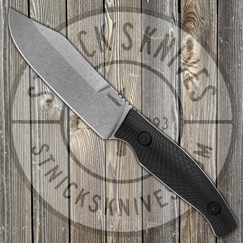 Kershaw Knives Camp 5 - Fixed Blade - D2 Steel Blade - Black FRN Handle - 1083