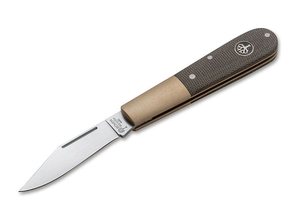 Boker Barlow Expedition - 440C Blade - Micarta Handles - Brass Bolsters - 112941