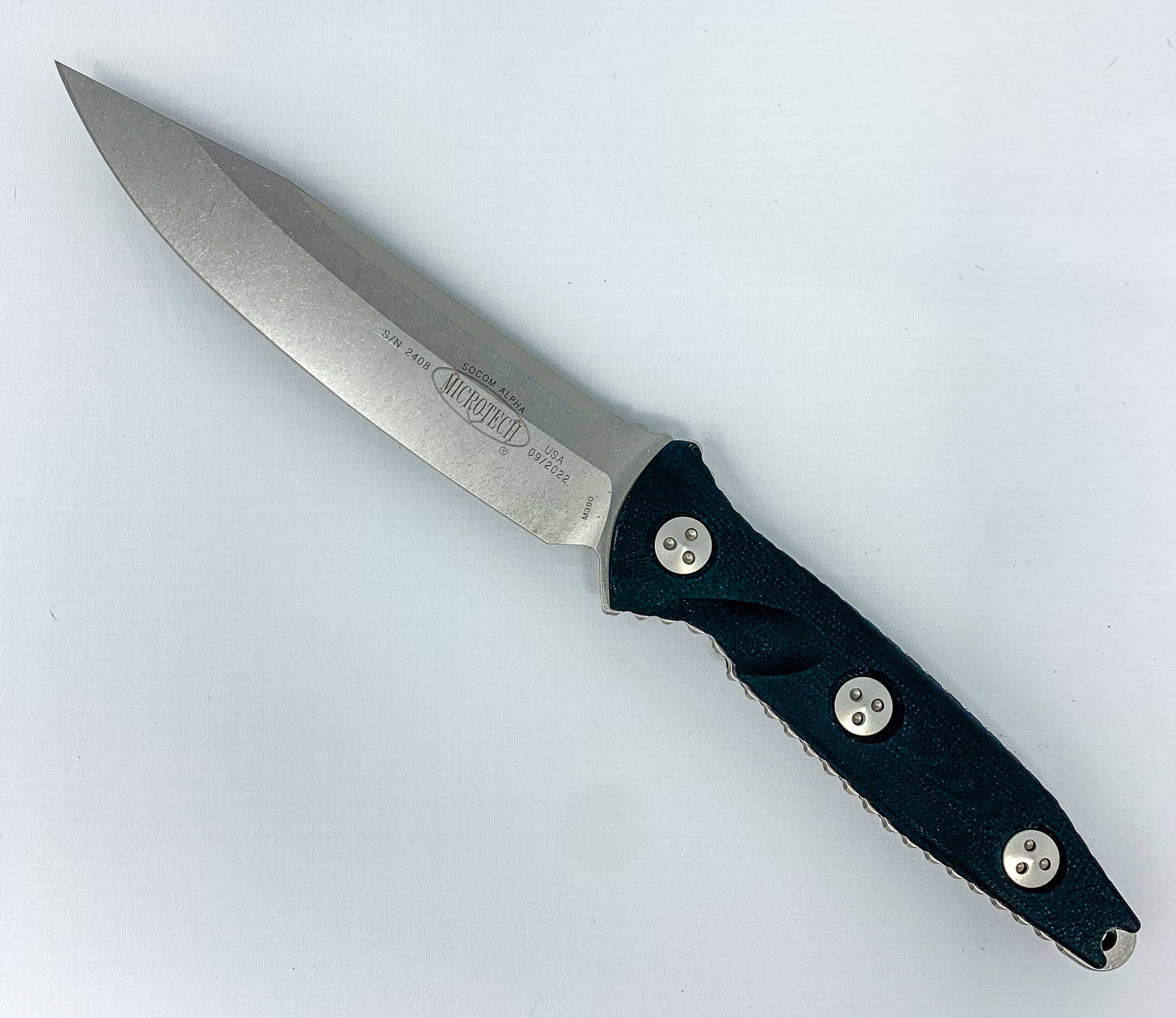 Microtech Socom Alpha - Plain Edge - Fixed Blade - 113-10