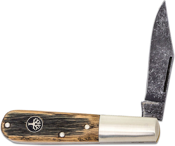 Boker Barlow Castle Burg - O1 Carbon Steel Blade - Oak Wood Handles - 113941