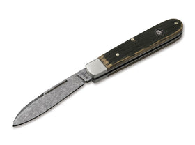 Boker Barlow Prime - O1 Carbon Steel Blade - Castle Wood Handles - 113942