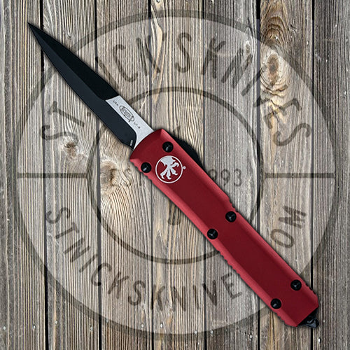 Microtech - Ultratech - Bayonet - Satin Standard - Red Chassis - 120-1RD