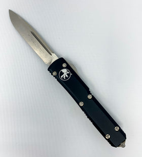 Microtech Ultratech - Black Chassis - Stonewash Blade - 121-10
