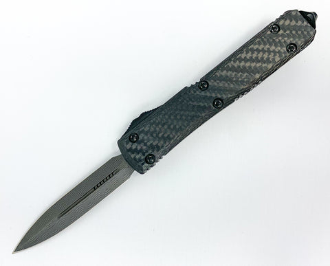 Microtech Ultratech - Double Edge - Signature Series - Ringed Hardware - Carbon Fiber Chassis - 122-16CFS