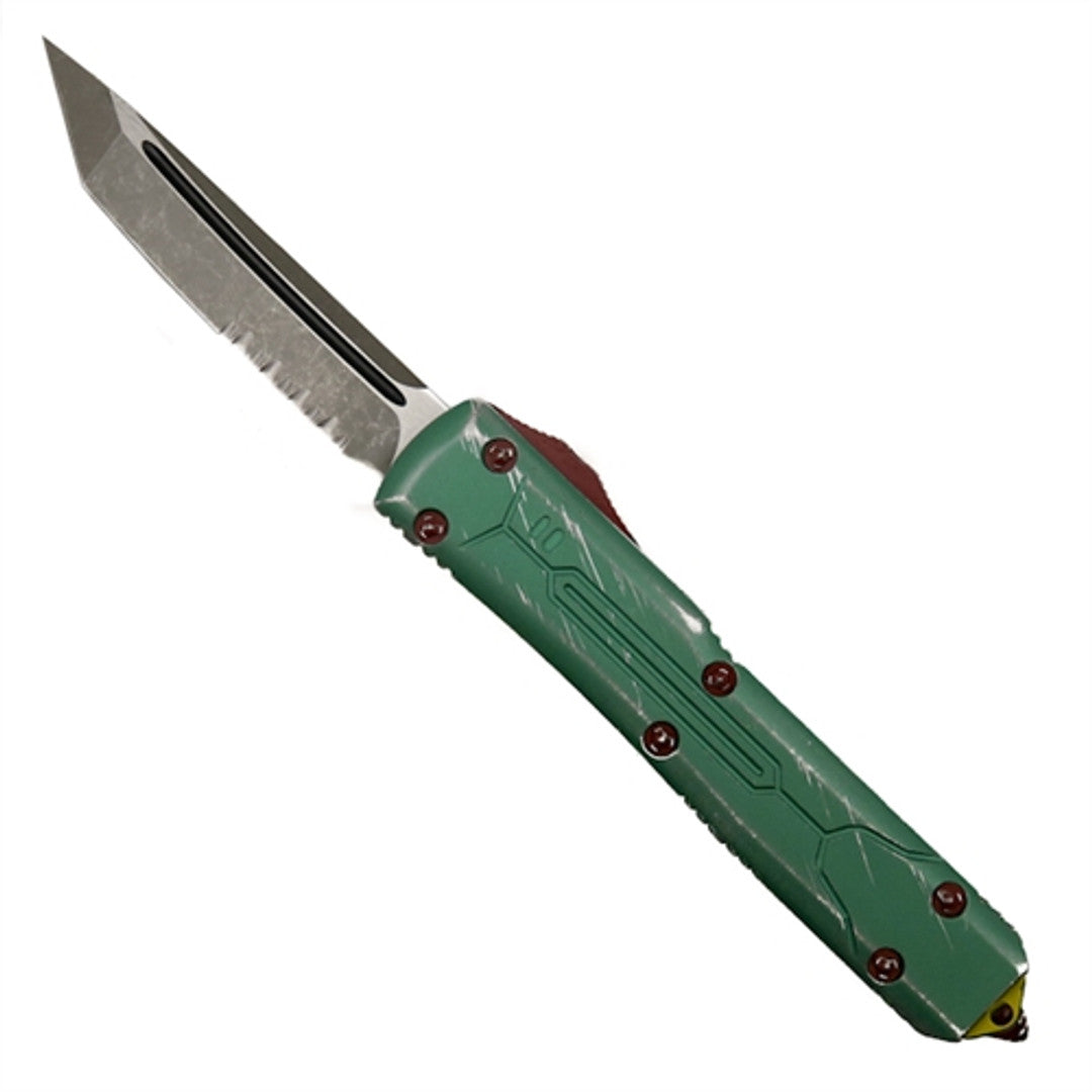 Microtech Ultratech - Partially Serrated Tanto - Bounty Hunter - 123-11BH