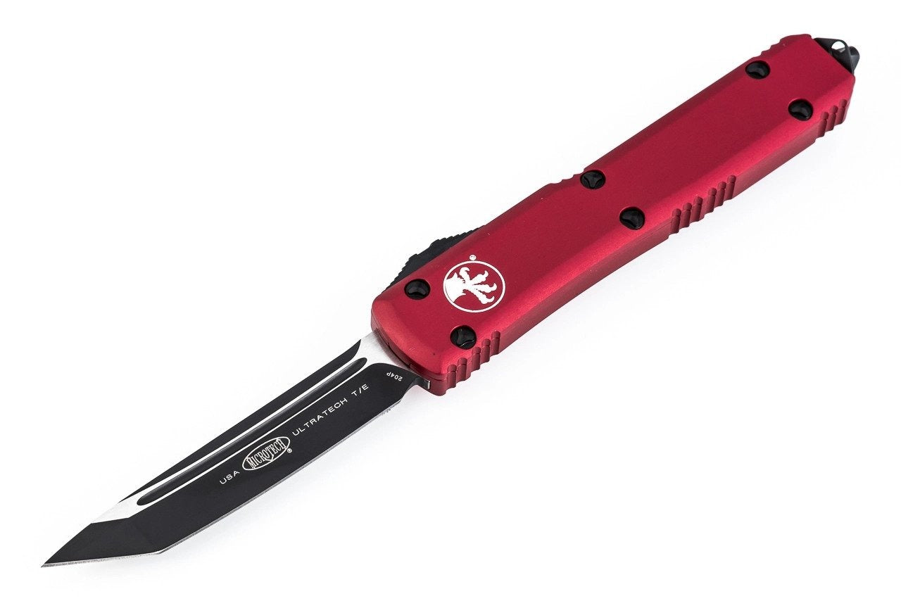 Microtech Ultratech - Tanto Black Blade - Red Chassis - 123-1RD