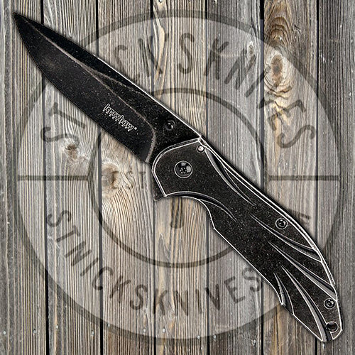 Kershaw Knives Blend - Assisted Opening - Stainless Handle - 8Cr13MoV Blade - 1327