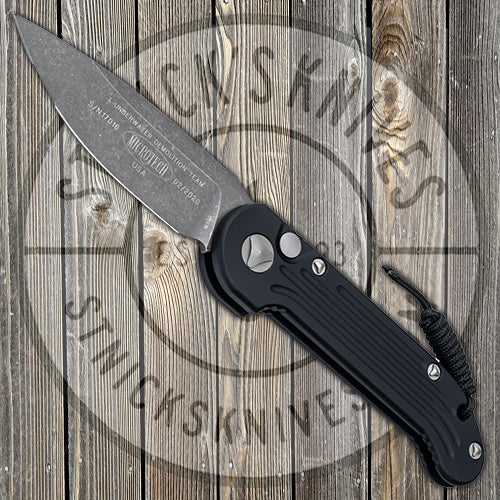 Microtech - LUDT - Standard Edge - Black Chassis - Apocalyptic Finish - 135-10AP