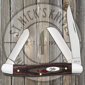 Case Medium Stockman - Chocolate, Brown, & Red Richlite Handle - 13622