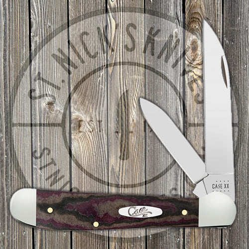 Case Copperhead - Chocolate, Brown, & Red Richlite Handle - 13625