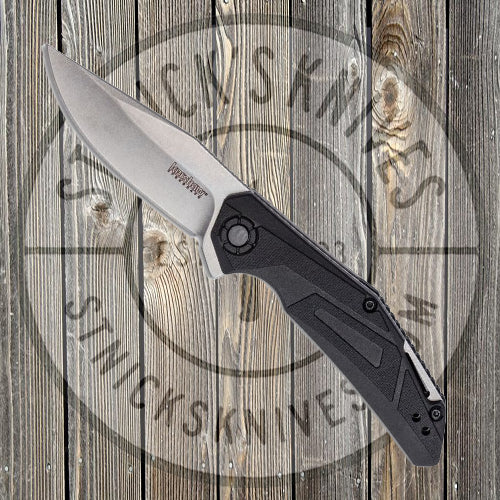 Kershaw - Camshaft - Assisted Opening - Black GFN Handles - Stainless Steel - Stonewashed Clip Point - 1370