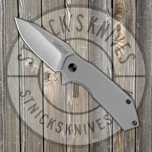 Kershaw Knives Valve - Assisted Opening - Stainless Handle - 4Cr13MoV Blade - 1375